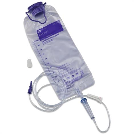 Moog Enteral Feeding Gravity Administration Set With Pre Attached ENFit Transitional Connector,Bag Capacity 1200 ml,Each,GR1200