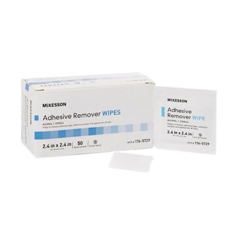 McKesson Adhesive Remover Wipes,2.4" x 2.4",Each,176-5729
