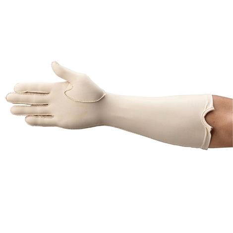 Rolyan Forearm Length Compression Gloves,Small,Full Finger,Right,Each,81569219