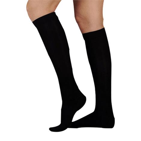 Juzo Basic Ribbed Closed Toe Knee-High 20-30mmHg Compression Socks,0,Each,4201AD