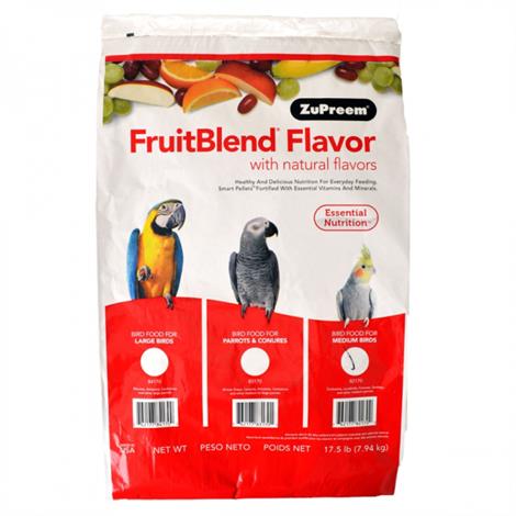 ZuPreem FruitBlend Flavor Bird Food for Medium Birds,14 oz,Each,38200