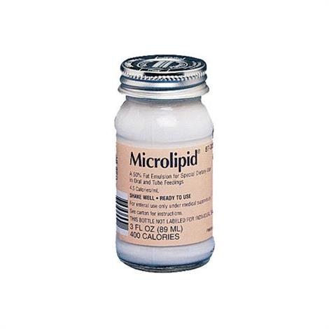 Nestle Microlipid Dietary For Oral And Tube Feedings,Unflavored,3fl oz (89ml) Bottle,48/Pack,870200