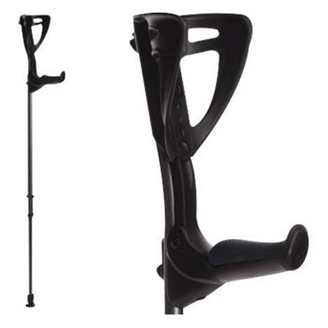 FDI ErgoTech Lightweight Forearm Crutches,White,Pair,215-09