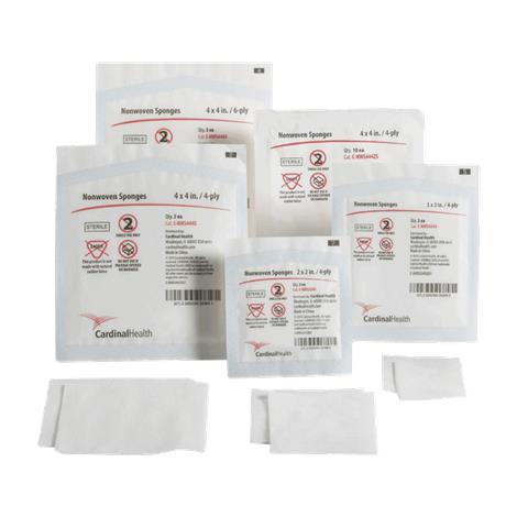 Cardinal Health Sterile Non-Woven All Purpose Gauze Sponges,2" x 2",50/Pack,30Pk/Case,C-NWS224S