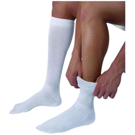 BSN Jobst Activewear 15-20mmHg Closed Toe Knee High Moderate Compression Socks,Cool Black,X-Large,Full Calf,Pair,110532