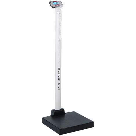 Detecto Apex Digital Scales with Mechanical Height Rods,With AC Adapter and Welch Allyn LXI Connectivity,Each,APEX-LXI-AC