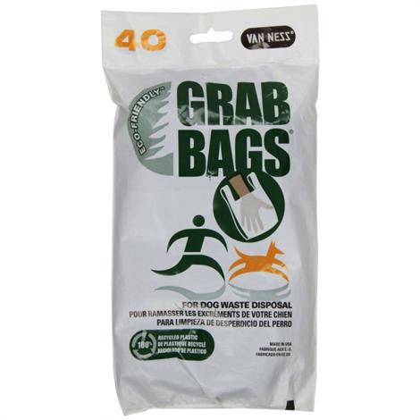 Van Ness Grab Bags Waste Pick up Bags,40 Bags,Each,GB1
