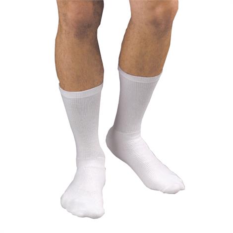 FLA Activa CoolMax 20-30mmHg Athletic Support Socks,Crew Length,Small,Pair,H31311
