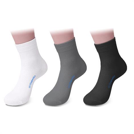 US Socks,Medium - Black,Grey,White,3 Pairs/Pack,SOCKS