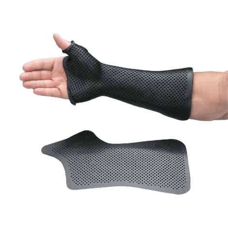 Rolyan Precut Wrist And Thumb Spica Splint,TailorSplint,1/8" (3.2mm),Solid,Beige,Large,3/Pack,55327703