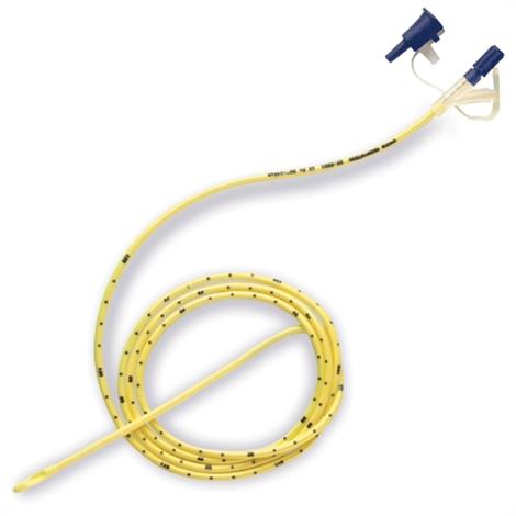CORFLO Ultra Lite Non-Weighted Nasogastric Feeding Tubes With Stylet,8FR,55" Catheter Length,10/Case,20-9558