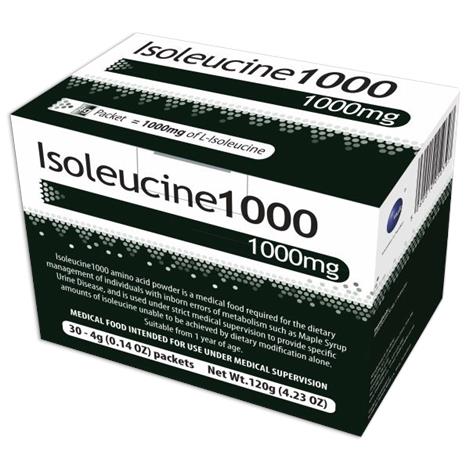 Vitaflo Isoleucine50 Amino Acid Sachet,4g,Sachet,30/Pack,54302