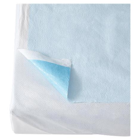 Medline Blue Tissue/Poly Drape Sheet,40" x 60"(101.6cm x 152.4cm),100/Case,NON24338