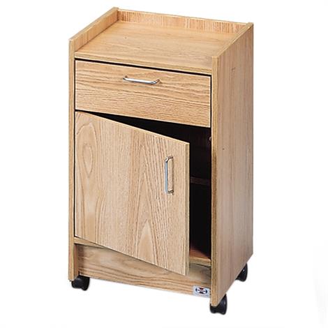 Hausmann Proteam Mobile Cabinet,Natural Oak Laminate,Each,9018-20-346