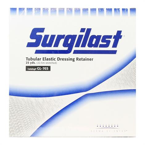 Derma Surgilast Tubular Elastic Bandage Retainer for Hands,Arms,Legs and Foot,50yd,Size 4,Large,with Latex,Each,GL504