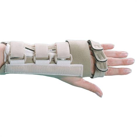 Rolyan In-Line D-Ring Finger Support Splint,Right,Large,Wrist Circumference: 7-3/4" (19.7cm) and Up,Each,A679008