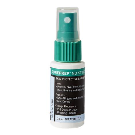 Medline Sureprep No-Sting Rapid Dry Barrier Film Spray,28ml Spray Bottle,12/Case,MSC1528