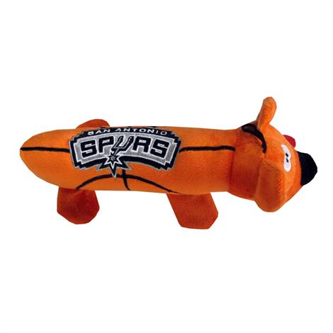 Mirage San Antonio Spurs Plush Squeaky Dog Tube Toy,San Antonio Spurs Dog Tube Toy,Each,305-09 TBT