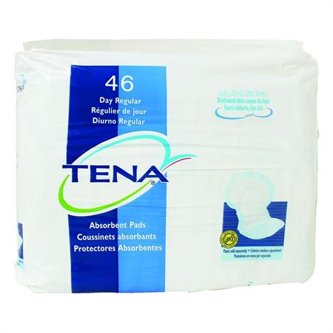 TENA Day Regular Pads - Moderate To Heavy Absorbency,Tena Day Regular Pads,Blue,92/Case,62418