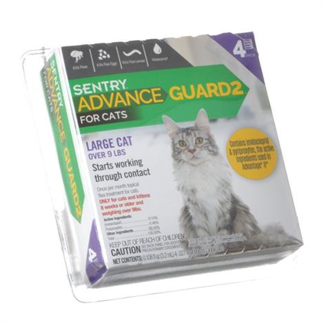 Sentry Advance Guard 2 For Cats,Cats 5-9 Lbs - 4 Month Supply,Each,#3949