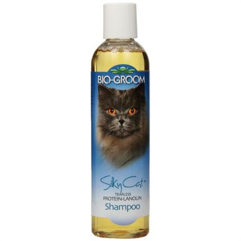 Bio Groom Silky Cat Tearless & Lanolin Shampoo,8 oz,Each,20008