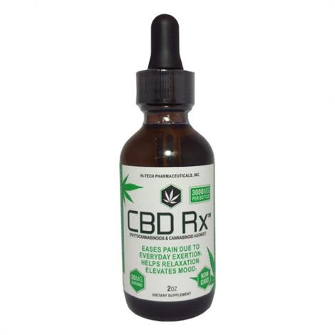 Hi-Tech Pharmaceuticals Cbd Rx Health Dietary ,60 Capsules,Each,#81183602439 5