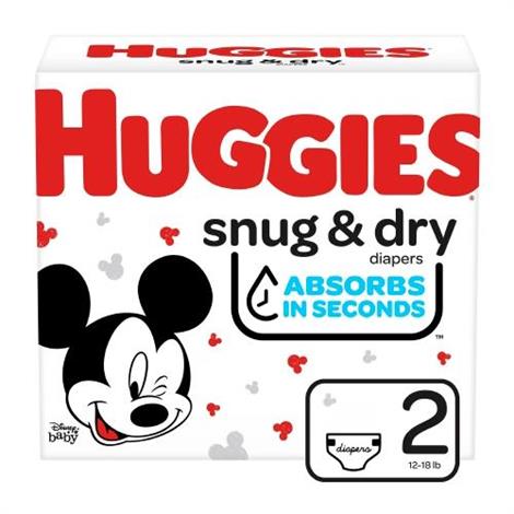 Huggies Snug And Dry Diapers,Size 5,Over 27lbs,88/Case,51473