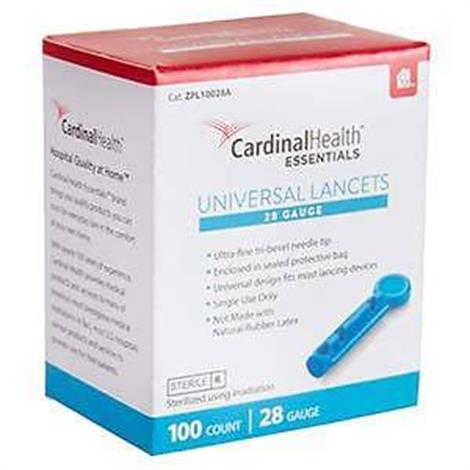 Cardinal Health Essentials Universal Safety Seal Lancet 30G,30 Gauge,100/Pack,L10030A