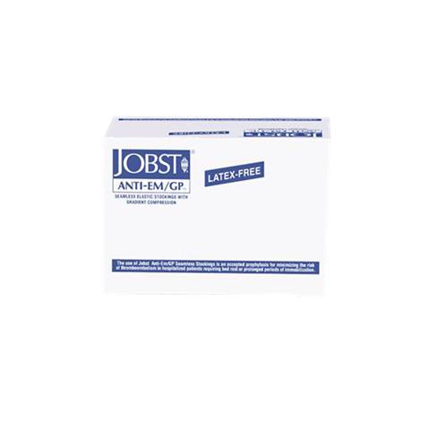 BSN Jobst Anti-EM/GP Waist High Seamless Anti-Embolism Elastic Stockings,Large,Regular,6 Pair/Pack,111629