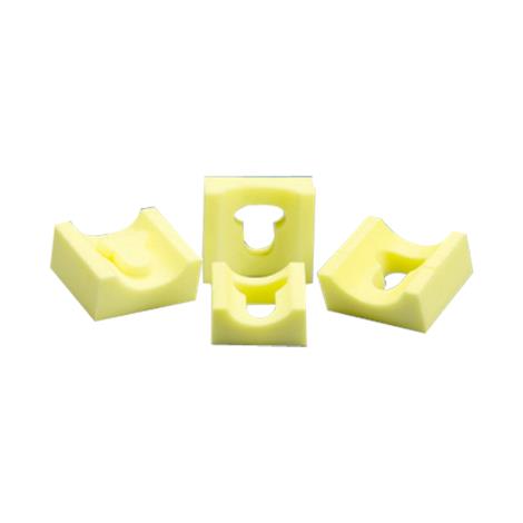 DeRoyal Head Cradle without Trach Slit,9" x 8" x 4", Yellow,12/Pack,M60-023