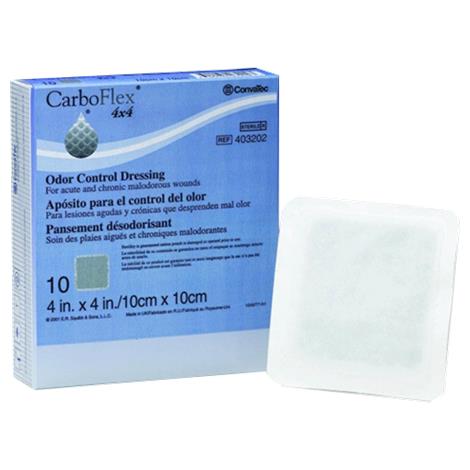 ConvaTec CarboFlex Odor Control Non-Adhesive Dressing,6" x 8",Rectangle,Each,403204