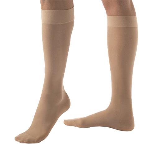 BSN Jobst Ultrasheer Small Closed Toe Knee High 20-30 mmHg Firm Compression Stockings,Espresso,Pair,119688