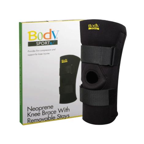 BodySport Neoprene Knee Brace With Removable Stays,XX-Large,19" to 21",Each,ZRB1492X
