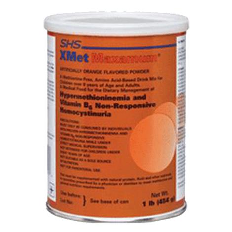 Nutricia XMet Maxamum Powdered Medical Food,Orange Flavor,454gm (1lb),Can,6/Case,117795