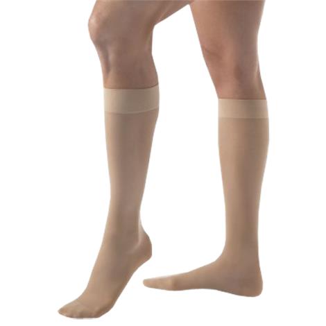 BSN Jobst Ultrasheer X-Large Closed Toe Knee High 30-40 mmHg Extra Firm Compression Stockings,Espresso,Pair,119703