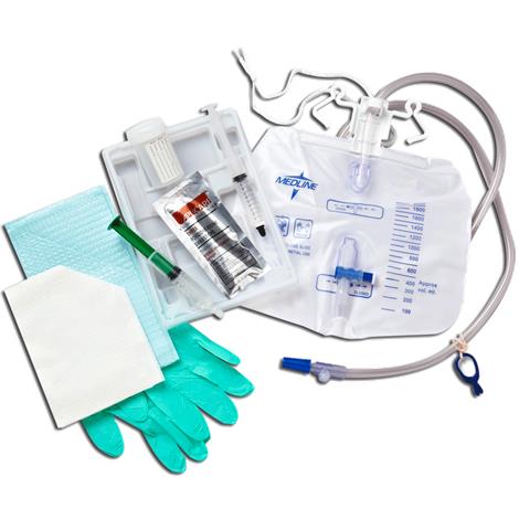 Medline Two-Layer Add-A-Cath Foley Catheter Tray,10ml Syringe,10/Pack,DYND11090