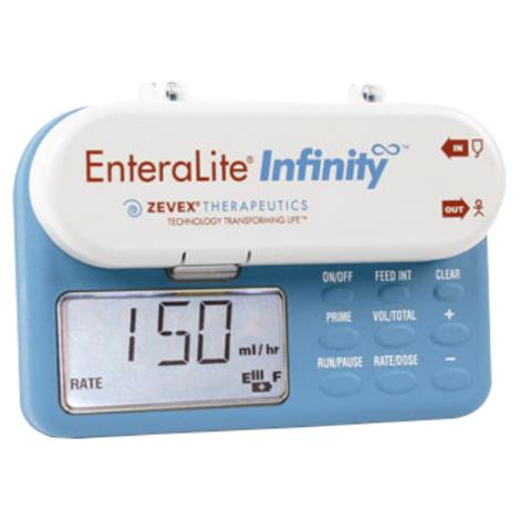 Zevex EnteraLite Infinity Enteral Feeding Pump,4.05"H x 5.65"W x 1.95"D (10.3cm x 14.4cm x 4.9cm),Each,INFKIT2 / 49859