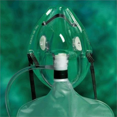 Hudson RCI Nonrebreathing Oxygen Mask with Safety Vent,Adult,With 7ft Star Lumen Tubing and 750ml Reservoir Bag,50/Case,1059