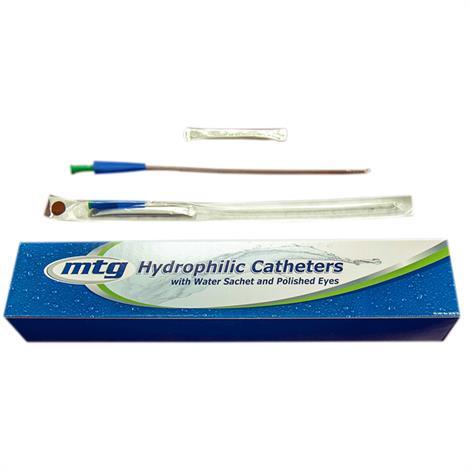 MTG Hydrophilic Coude Tip Intermittent Catheter,14Fr,30/Pack,81614