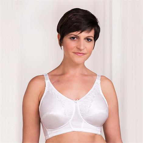 Trulife 290 Isabel Scalloped Embroidered Lace Softcup Mastectomy Bra,0,Each,290