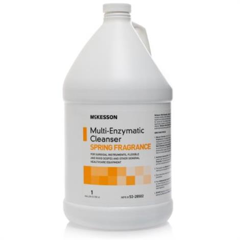 McKesson Multi-Enzymatic Instrument Detergent ,1 gal. Jug Eucalyptus Spearmint Scent,Each,53-28501