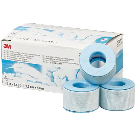 3M Kind Removal Silicone Tape,1" x 1.5yd,Single Use,500/Case,2770S-1