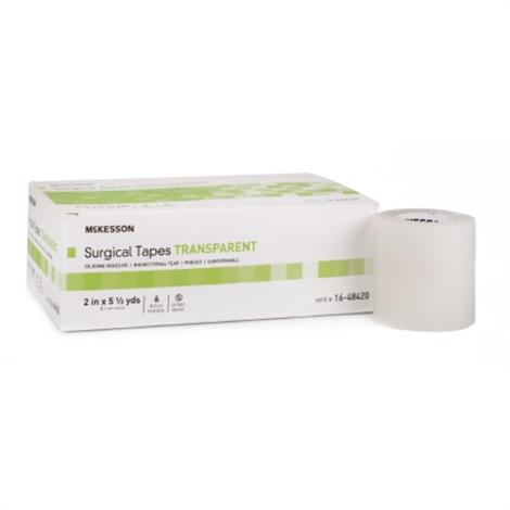 McKesson Silicone Adhesive Surgical Tape,2 Inch X 5-1/2 Yard,60/Case,16-48420
