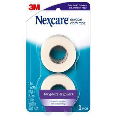 3M Nexcare Durable Cloth First Aid Tape,1" x 10 yd,Each,791-1PK