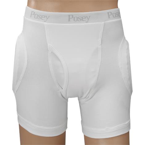 Posey Hipsters Male Fly Brief,Large,Waist Size: 34" to 38",Hip Size: 41" to 45",Each,6018L