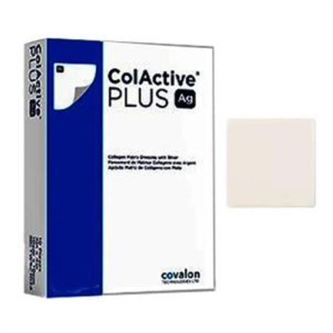 Hartmann-Conco ColActive Plus Ag Collagen Wound Dressing,4" x 4",10/Pack,10340000