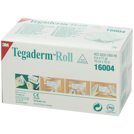 3M Tegaderm Transparent Film Roll Dressing,4" x 11yd (10cm x 10m),4/Case,16004