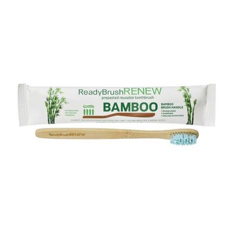 ReadyBrush RENEW Bamboo Toothbrush,Bamboo Toothbrush,144/Pack, 10/Case,RBAM-100