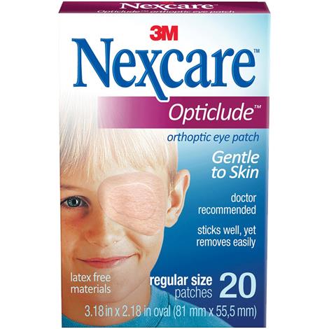 3M Nexcare Opticlude Orthoptic Eye Patch,2-1/2" x 1-1/4" (63mm x 45mm),,720/Case,1537