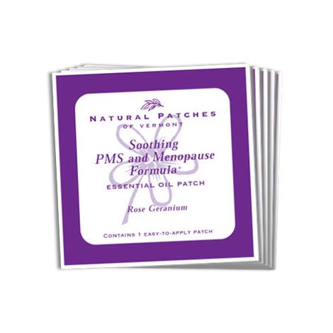 Natural Patches Of Vermont PMS And Menopause Formula Essential Oil Patch,Rose Geranium,24/Pack,454